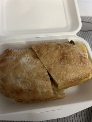 Breakfast sandwich   at The Farm Concessions and Café in Keene