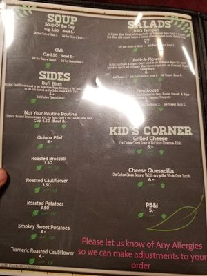 Menu 1 at The Farm Concessions and Café in Keene