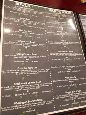 Menu 2 at The Farm Concessions and Café in Keene