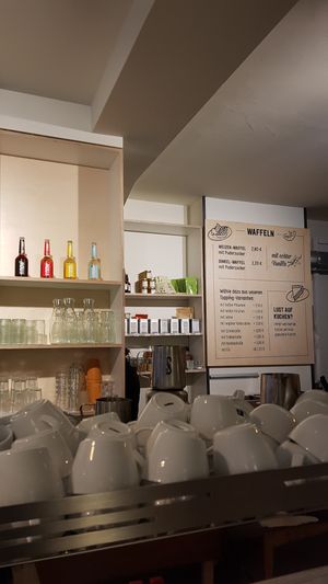 Assorted products, all well-sourced at I Am Love in Bochum