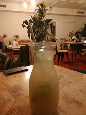 Pear-ginger-herb lemonade at I Am Love in Bochum