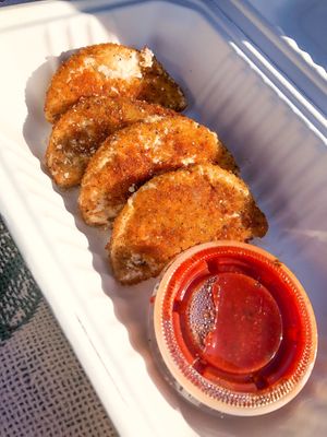 Mozzarella Wedges  at The Wayward Vegan in Seattle