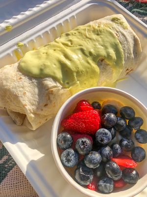 Tot burrito  at The Wayward Vegan in Seattle