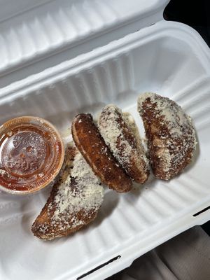 Mozz Sticks.  at The Wayward Vegan in Seattle