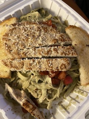 presto pesto yes pleaseee!  at The Wayward Vegan in Seattle