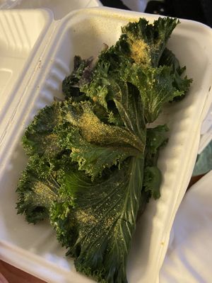 side of kale😉 at The Wayward Vegan in Seattle