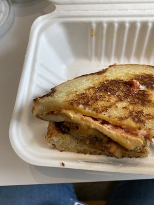 Chicken parm at The Wayward Vegan in Seattle