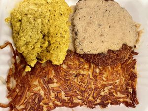 Chicken fried seitan  at The Wayward Vegan in Seattle