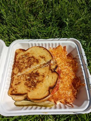 Chicken parm at The Wayward Vegan in Seattle
