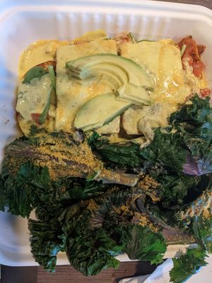 Garden Benedict at The Wayward Vegan in Seattle