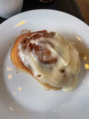 Cinnamon roll  at The Wayward Vegan in Seattle