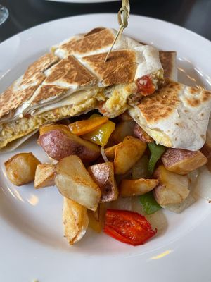 Good morning crunch wrap  at The Wayward Vegan in Seattle