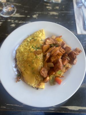 Omelette they had on April monthly special  at The Wayward Vegan in Seattle