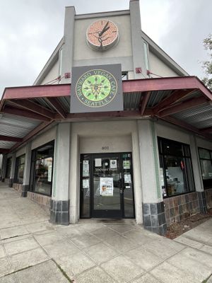 Wayward restaurant front   at The Wayward Vegan in Seattle