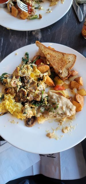 I always forget to take a picture before I start eating because the food is so delicious! at The Wayward Vegan in Seattle