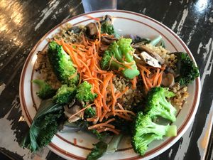 Quinoa bowl - just okay at The Wayward Vegan in Seattle