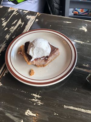 GREAT chocolate cheesecake at The Wayward Vegan in Seattle