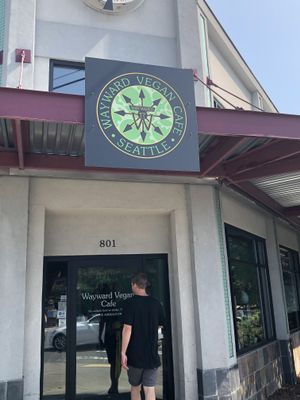 Outside  at The Wayward Vegan in Seattle