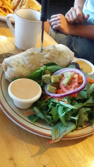 burrito at The Wayward Vegan in Seattle