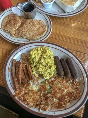 all vegan breakfast.. beautiful! at The Wayward Vegan in Seattle