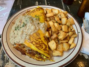Hillbilly scramble at The Wayward Vegan in Seattle