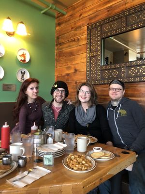 My favorite food with some of my favorite people! 👏🏻 at The Wayward Vegan in Seattle