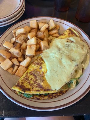 Omelet made with chickpea flour! at The Wayward Vegan in Seattle