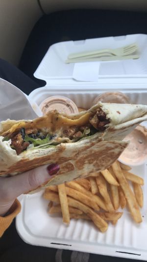 Albuquerque Crunchwrap  at The Wayward Vegan in Seattle
