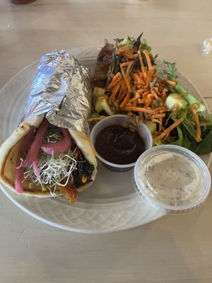 Sweet heat wrap…DELICIOUS!!  at MJ's Cafe in Baton Rouge