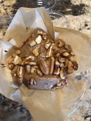 Carrot cake cupcake…YUMMALICIOUS!!  at MJ's Cafe in Baton Rouge