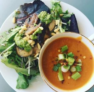 Soups and salads at MJ's at MJ's Cafe in Baton Rouge