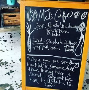 Wonderful place to eat and hang out with good people at MJ's Cafe in Baton Rouge