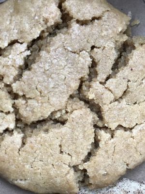 Peanut butter gluten free vegan cookie at MJ's Cafe in Baton Rouge