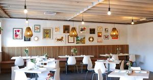 inside at MJ's Cafe in Baton Rouge