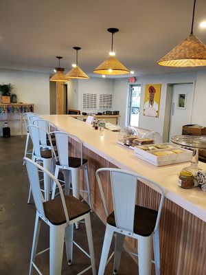 Interior bar area at MJ's Cafe in Baton Rouge