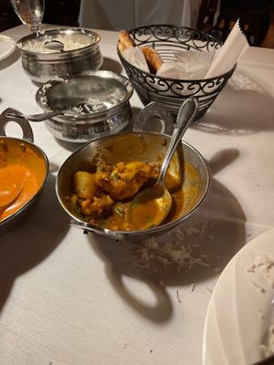 Super tasty Aloo Kauli  at Himalayan Heritage in Washington