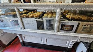  at Yonah Schimmel's Knish Bakery in New York City