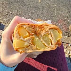 Apple strudel at Yonah Schimmel's Knish Bakery in New York City