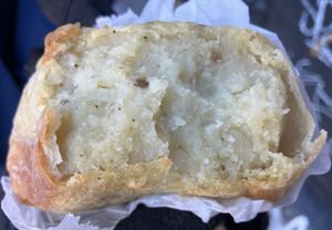   at Yonah Schimmel's Knish Bakery in New York City