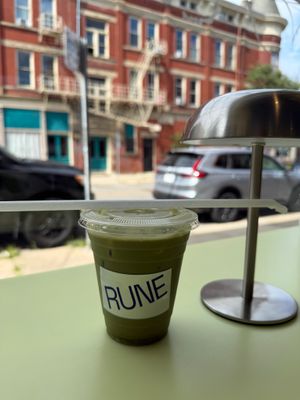 Tahini Matcha at Rune Kitchen + Juicery in Cincinnati