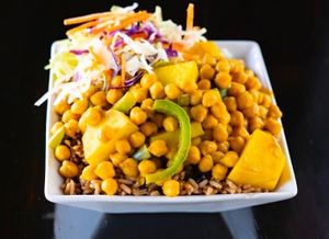 veg curry at Caribbean Queen in Tempe