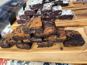 Biscuit Brownie at Chapter Eight in London