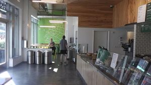 Inside Sweetgreen at sweetgreen - Wilson Blvd in Arlington