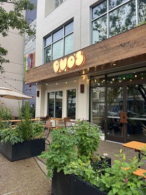 The view from the outside of the building  at Duo's in Pittsburgh