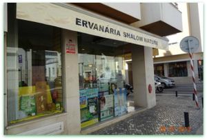 Visite-nos!
ERVANÁRIA SHALOM NATURE
Rua João de Deus, 28C, 
8000-368 - Faro - Portugal
FHONE: 289 804 019
Mail: shalomnature@lojanatural.com.pt
website: lojanatural.com.pt at Shalom Nature in Faro