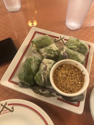 Summer Rolls  at Thai Thai Restaurant in Volcano Village