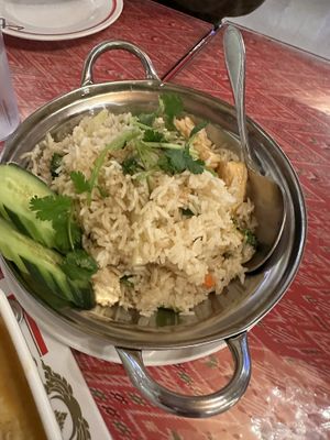 Thai Style Fried Rice  at Thai Thai Restaurant in Volcano Village