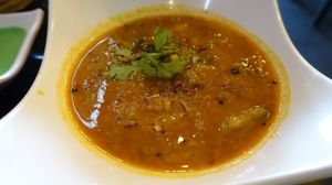 Gravy for Hyderabadi Briyani - Kacchi Yeqni at Tulasi Vegetarian in Central Singapore