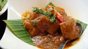 Sambal Tofu at Tulasi Vegetarian in Central Singapore