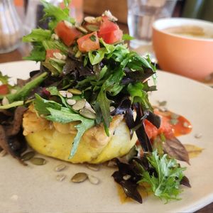 Potato Hash at Straight Up in Hobart